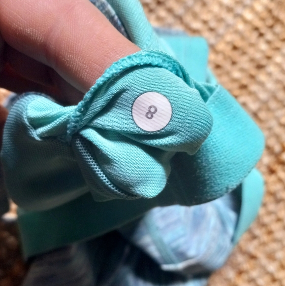 Lululemon Power Y Tank Bold Blue Yellow Green Space Dye / 8 - Picture 7 of 7